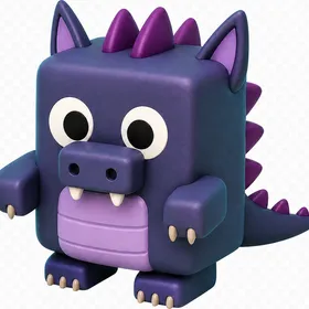 Dragón morado